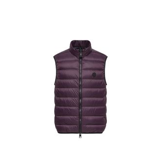 Moncler Moncler Deneb Down Vest, Men, Purple, Size: 2
