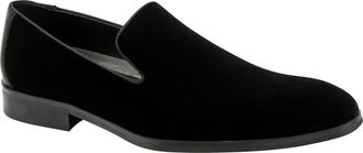 Kenneth Cole Harry2 Velvet Venetian Loafer in Black Velvet at Nordstrom, Size 10.5