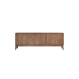 Tikamoon Mueble para TV de mango macizo de 160 cm