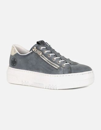 Rieker Womens Fascinate Womens Trainers - Grey - Size: 6.5