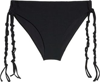 Jil Sander Tangle braided-trim bikini bottoms - Zwart
