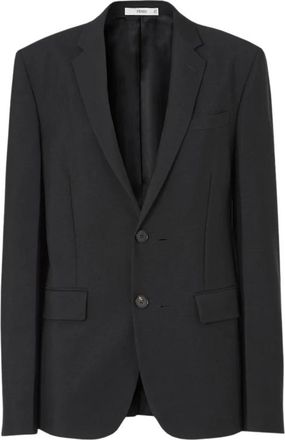 Fendi Kid Mohair Blazer - Dames - Blazers - Zwart - S - Jassen