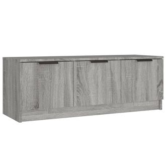 vidaXL Vidaxl - Mueble De Tv Madera Contrachapada Gris Sonoma 102x35x36,5 Cm