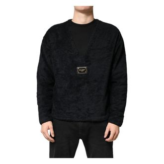 Dolce & Gabbana Hombre, Sudaderas, Negro, Talla: S