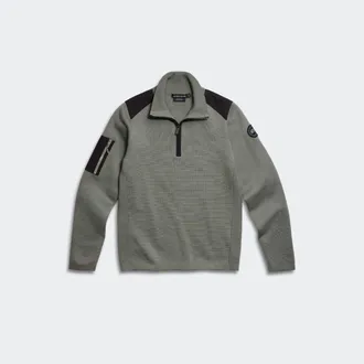 Canada Goose Chandail Stormont avec fermeture &eacute;clair &frac14; Black Label (Hommes, Sagebrush, P)