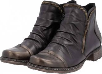 Remonte Womens D4380-03 Booties In Antik/schwarz/schwarz