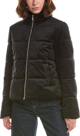 CeCe by Cynthia Steffe Velvet Puffer Jacket
