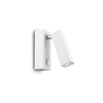 Netlighting Page LED 1 Light Square Wall Reading Light White