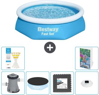 Bestway Piscina Bestway Fast Set Redonda - 244x61 Cm - 7-piezas S312
