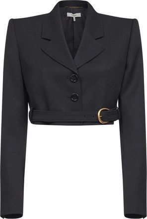 Chlo&eacute; Cropped Spencer Jacket - Dames - Blazers - Zwart - XS - Wol - Jassen