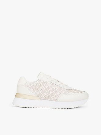 Tommy Hilfiger TH Monogram Leather Trainers