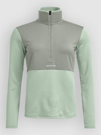 Ortovox Light Zip Neck Chaqueta Polar verde