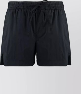 Canada Goose nylon shorts with zippered pocket and elastic waistband