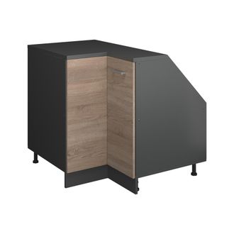 Vicco Armario Para Techo Inclinado Armario De Esquina Rion, Sonoma, 75.6 X 81.6 Cm Con 1 Puerta, Carcasa Del Armario 60 Cm De Profundidad, Vicco