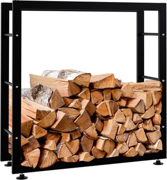 Clp Clp - Le&ntilde;ero Keri De Metal Negro Negro 25x80x80 Cm