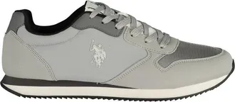 U.S.Polo Association Dark Grey Polyurethane Mens Mens Sneaker