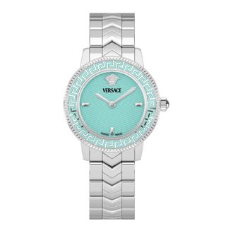 Versace V-Icon Veuca 0324 Horloge - Dames - Horloges - Blauw - ONE Size - Accessoires