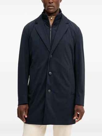 BOSS layered coat - Blue