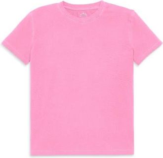 primary Womens Fit Easy Crewneck Tee in Garement Dye Pink Lemonade at Nordstrom, Size Xx-Large