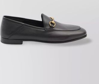 Gucci gold-tone hardware horsebit detail loafer
