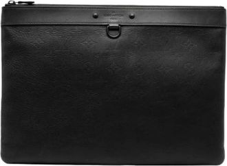 Louis Vuitton Pre-owned Clutches, female, Black, Size: ONE SIZE Pre-owned Leather Clutch