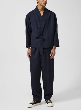 Kenzo Mens Virgin wool cargo jogger