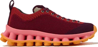 Camper Pelotissima Knitted Deep Burgundy Sneakers