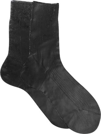 Maria La Rosa One Ribbed Laminated Socks