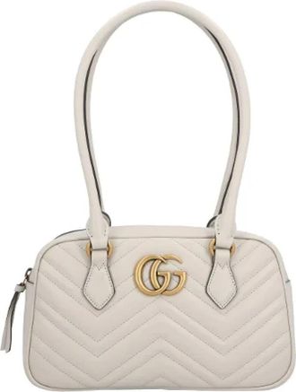 Gucci Leather handbags - Dames - Handtassen - Beige - ONE Size - Leer - Tassen