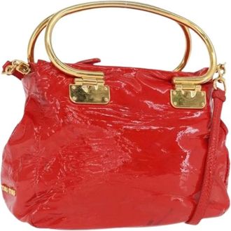Miu Miu Pre-owned Handbags, female, Red, Size: ONE SIZE Pre-owned Handbag