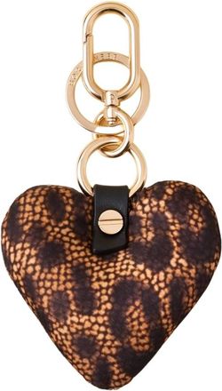 Borbonese Portachiavi a Cuore - - Accessories - Donna - Marrone - ONE SIZE