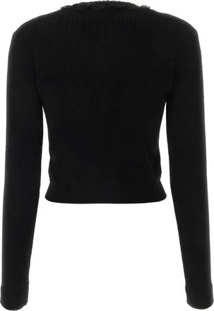 Alessandra Rich Black Maglieria Sweater