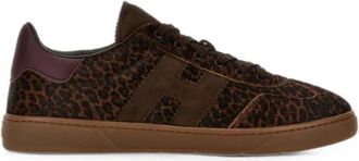 Hogan Cool Sneakers - Dames - Sneakers - Bruin - 37 EU - Leer - Schoenen