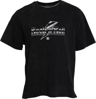 Dolce & Gabbana Rocknroll T-shirt Korte Mouwen