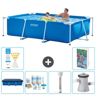 Intex Piscina Con Estructura Rectangular - 260x160x65 Cm - 7-piezas S52