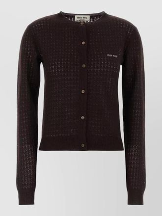Miu Miu cashmere silk cardigan