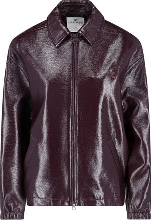 Courr&egrave;ges Giacca Bomber In Vinile