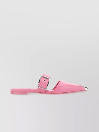 サンダル・ミュール Alexander Mcqueen Pink satin sandals Alexander McQueen Slides Size 40 EU