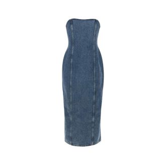 Magda Butrym Dames, Jurken, Blauw, Maat: XS Denim