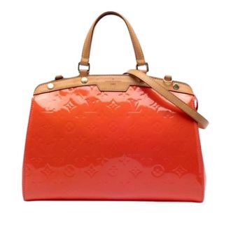 Louis Vuitton Pre-owned Handbags, female, Orange, Size: ONE SIZE Pre-owned Brea MM