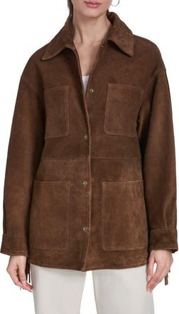 Levi's Fringe Suede Jacket in Maple at Nordstrom, Size X-Large