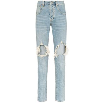 Purple P002 Light Indigo Blowout Pants