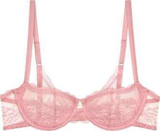 Triumph Balconette-BH TRIUMPH Comfort Allure, Damen, Gr. 70, Cup E, strawberry cream, Microtouch, Obermaterial: 66% Polyamid, 24% Polyester, 10% Elasthan, BHs