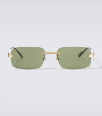 サングラス Cartier Cartier - CT0506S - 002 havana havana brown Cartier CT0506S 002 Sunglasses Dark Tortoise - eye-oo.com
