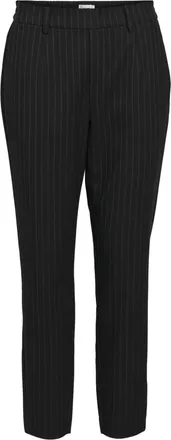 Object Womens Objlisa Slim Pant AOP Noos Trouser, Black/Stripes: Grey, 8