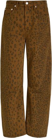 Citizens Of Humanity Citizens OF Humanity Miro Leopard-print Barrel-leg Jeans - Brown - 27 (W27 / UK8-10 / S)