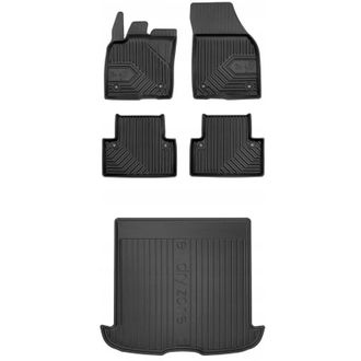 OEM Set 77 Alfombrillas Y Funda De Goma Para Volvo V50 De 2004-2012