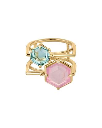 Bony Levy 14K Color 14K 5.94 Ct. Tw. 2 Amethyst Ring