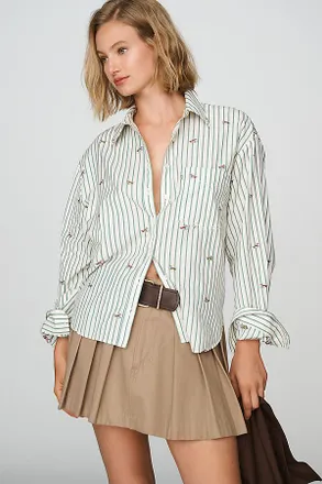 Maeve Shrunken Bennet Buttondown Shirt