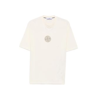 Stone Island Logo-print Cotton T-shirt